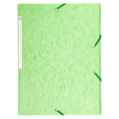 Afbeelding van Exacompta Natuur Toekomst Elastische 3 Flap Folders Lime Groen