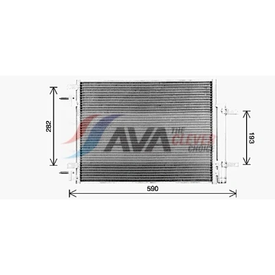 Afbeelding van Ava Cooling Airco condensor OL5735D