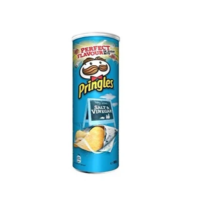 Afbeelding van 6x Pringles Salt &amp; Vinegar Patatine Zout Azijn 160g Aardappelchips
