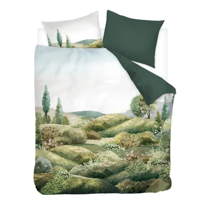 Afbeelding van Snoozing Fedor Dekbedovertrek Tweepersoons 200x200/220 cm Groen