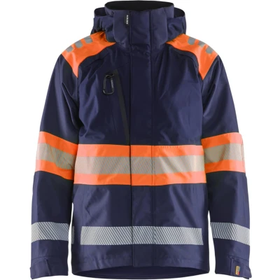 Afbeelding van High Vis Shell Jacket Marineblauw/Oranje Blåkläder