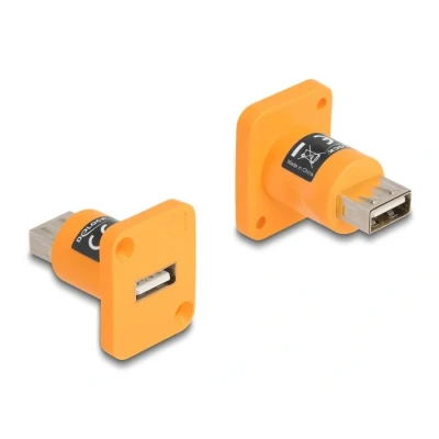 Afbeelding van Delock D Typ Modul USB 2.0 A Buchse zu orange HQ products