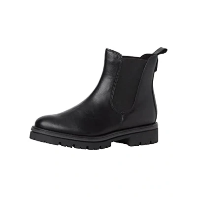 Afbeelding van Marco Tozzi Dames 2 25436 29 leder Chelsea laarzen, zwart, 39 EU