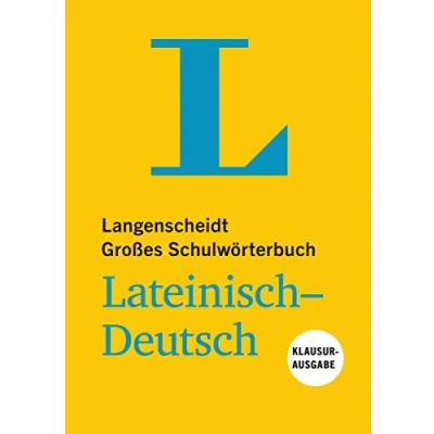 Afbeelding van Langenscheidt Großes Schulwörterbuch Lateinisch Deutsch Klausurausgabe Buch mit Online Anbindung