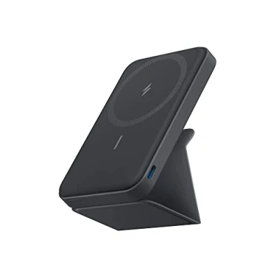 Afbeelding van Anker 622 magnetische draadloze powerbank (MagGo), 5000 mAh, inklapbare met USB C voor iPhone 14/13/12, interstellair