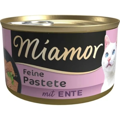 Afbeelding van 12x85g Eend Pastei Miamor Kattenvoer