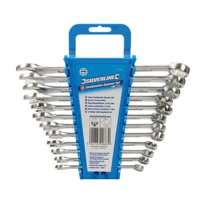 Afbeelding van Silverline 12 delige steekringsleutel set 8 19 mm