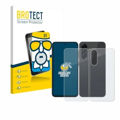 Afbeelding van BROTECT Screenprotector voor Samsung Galaxy A36 (Voor+Achter) Folie Beschermfolie Beschermglas matte