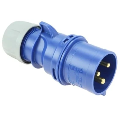 Afbeelding van Krachtstroom Stekker Blauw 32 Ah/230 Volt 3 Polig