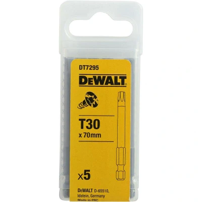 Afbeelding van DeWalt Accessoires 70mm schroefbit voor Torx schroeven T30 DT7295 QZ