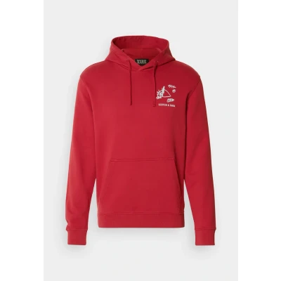 Afbeelding van Scotch &amp; Soda Regular FIT Front AND BACK Artwork Hoodie Hoodie, Heren, Maat: Small, Roadside red