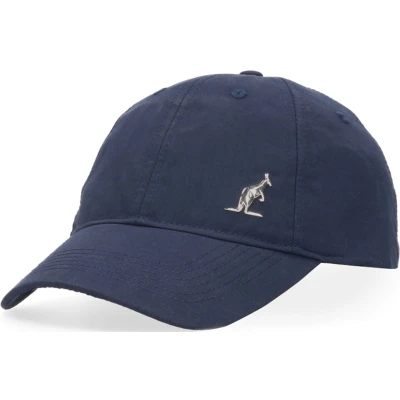 Afbeelding van Australian cap met zilveren logo blauw