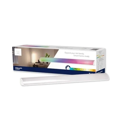 Afbeelding van Müller Licht Smart Led Omgevingslicht Talpa Tint Rgbw LEDdirect.nl Incl Lamphouder Wittinten en Kleur RGB Bedienen met App Dimbaar