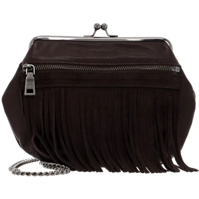 Afbeelding van FREDsBRUDER Leren Schoudertas Koppeling Frim Collection Gran Crossbody Bag Brown Bruine