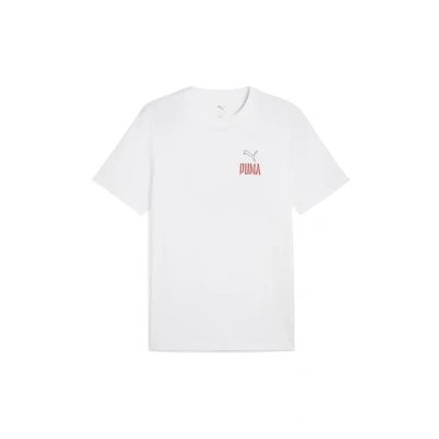 Afbeelding van Puma ROAD TO Unity Values Graphic Tshirt print, Maat: XL, white