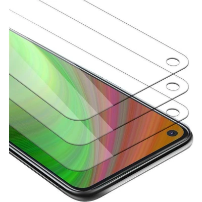 Afbeelding van Cadorabo 3x Screenprotector geschikt voor Oppo A92 Beschermende Pantser Film in KRISTALHELDER Getemperd (Tempered) Display beschermend glas 9H hardheid met 3D Touch