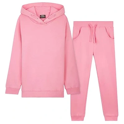 Afbeelding van CityComfort Trainingspak voor meisjes, hoodies en joggingbroeken kinderen van 3 14 jaar, roze, 7 8 jaar