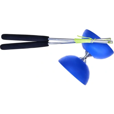 Afbeelding van Acrobat diabolo 105 rubber aluminium 12 x 10,5 cm blauw