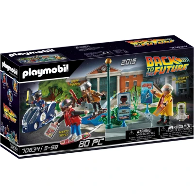 Afbeelding van Playmobil BACK TO THE Future II: Hoverboard Volging Miniaturen voor kinderen, Maat: One Size, Multicolor