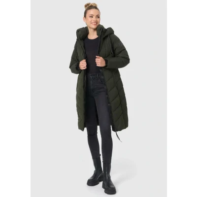 Afbeelding van Navahoo Sahnekatzii Winterjas, Dames, Maat: 5XL, Dark olive