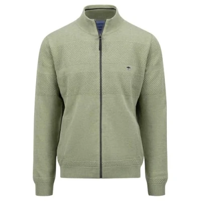 Afbeelding van FynchHatton Vest Structuur Khaki L