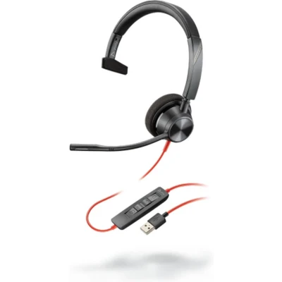Afbeelding van Headphones with Microphone Poly 214017 01 Red Black