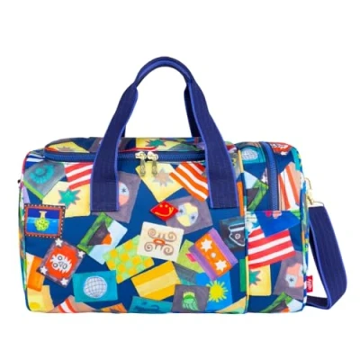 Afbeelding van Oilily West Sporttas Dames Ritssluiting Verstelbare Schouderband Print One Size