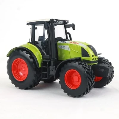 Afbeelding van Le Monde De La Ferme Tractor CLAAS 540 Landbouw Boerderij 027040 1/32 Vrijloopvoertuig Groen Metaal Kinderspeelgoed Machines Voertuig Teelt Vanaf 3 jaar