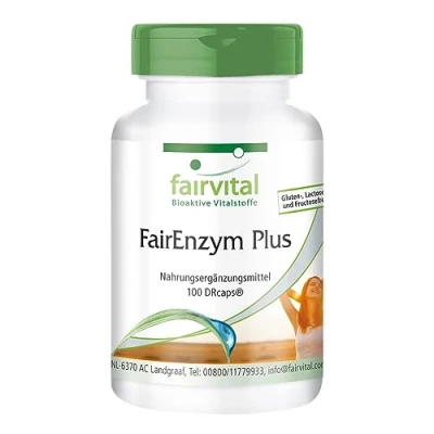 Afbeelding van Fairvital FairEnzym Plus multi enzym complex HOOG GEDOSEERD 100 DRCaps™