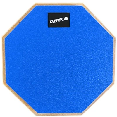 Afbeelding van keepdrum DP BL Drum Practice Pad Blauw Oefenpad 8mm Schroefdraad