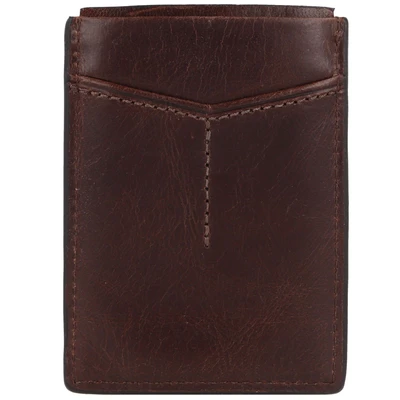 Afbeelding van Fossil Derrick RFID Portemonnee, Heren, Maat: One Size, Braun