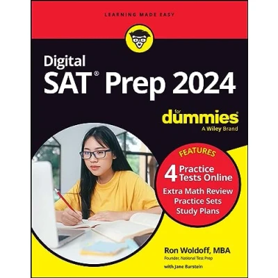 Afbeelding van Digital SAT Prep 2024 for Dummies: Book + 4 Practice Tests Online, Updated the NEW Format