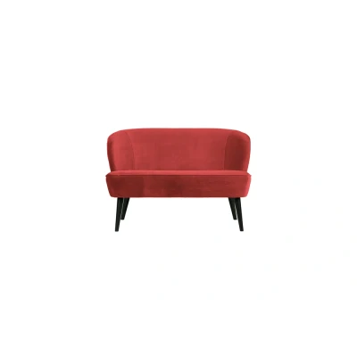 Afbeelding van Woood Sara bankje 110cm velvet raspberry Stof