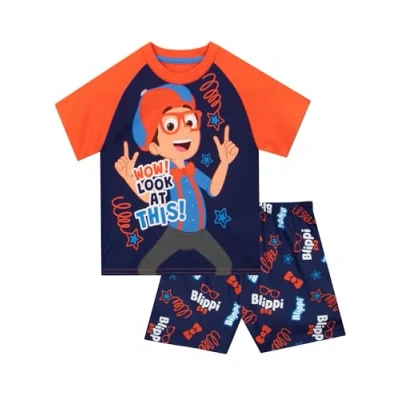 Afbeelding van Blippi Pyjama&#039;s Jongens Korte Leuke Jongenspyjama Sets veelkleurig 104