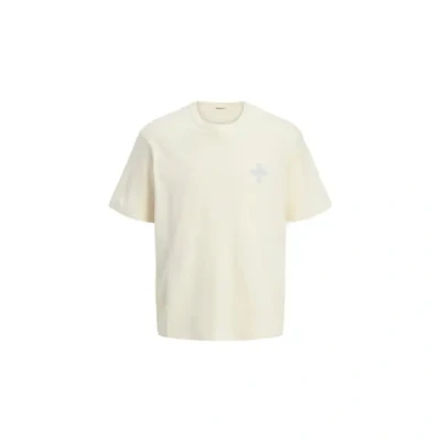Afbeelding van Jack &amp; Jones Jorhydra Pattern TEE CREW NECK Tshirt print, Heren, Maat: Medium, Antique white