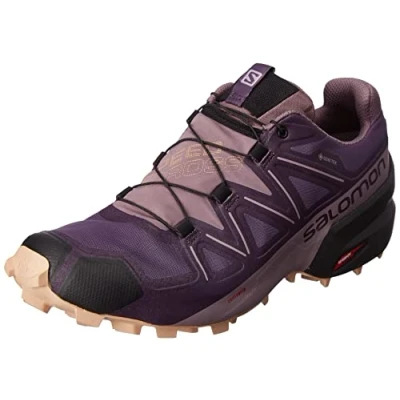 Afbeelding van Salomon SPEEDCROSS GORE TEX dames Hiking Shoe,Mysterioso / Quail Sirocco,38 EU
