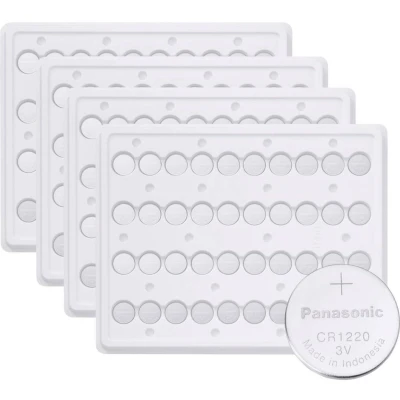 Afbeelding van Panasonic Knoopcel CR1220 3 V 1600 stuk(s) 35 mAh Lithium