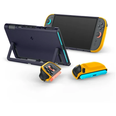 Afbeelding van Spigen Nano Pop Hoes Compatibel met Nintendo Switch 2 2025 Case Standaard Blueberry Navy