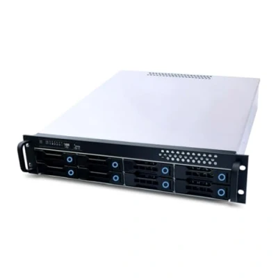 Afbeelding van FANTEC SRC 2080X07 12G/6G BCE 19 inch (48,3 cm) 2U opslagbehuizing, backplane SFF 8643 voor 8x SATA/SAS HDD/SSD 3,5&quot; (8,9 extern, 2x 2,5&quot; internal, installatiediepte 550mm, zwart