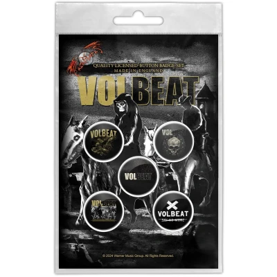 Afbeelding van Volbeat Outlaw Gentlemen button 5 pack