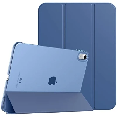 Afbeelding van TiMOVO Hoesje voor iPad 10e generatie hoes 2022, slanke standaard 10.9 inch, ondersteuning Touch ID, Auto Wake/Sleep Smart Shell met doorschijnende achterkant, geschikt