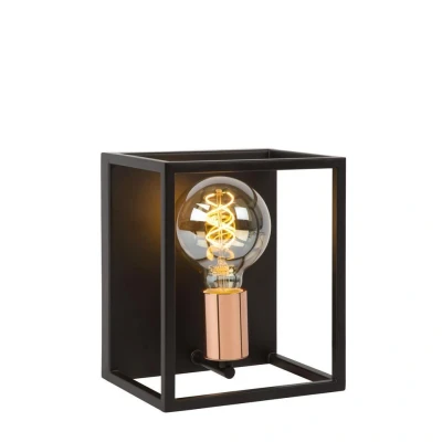 Afbeelding van Lucide ARTHUR Wandlamp 1xE27 Zwart
