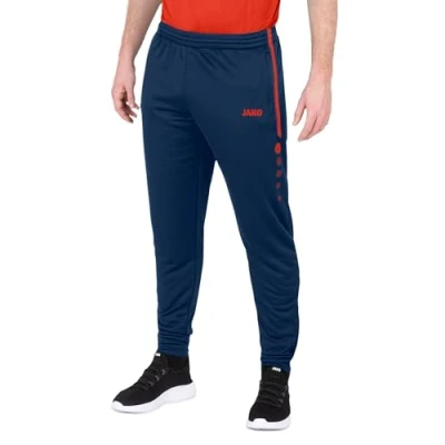 Afbeelding van JAKO Actieve Trainingsbroek, Uniseks Volwassene, Marine/Vlam, S