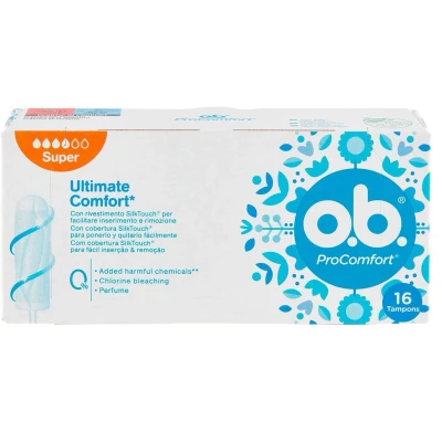 Afbeelding van 6er Pack o.b. Tampons Reliable Protection Original Normal 16 stuks