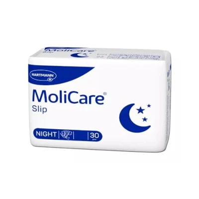 Afbeelding van MoliCare Slip Night incontinentieslip voor vrouwen en mannen bij ernstige urine fecale incontinentie, Gr. L (100 150), 30 stuks