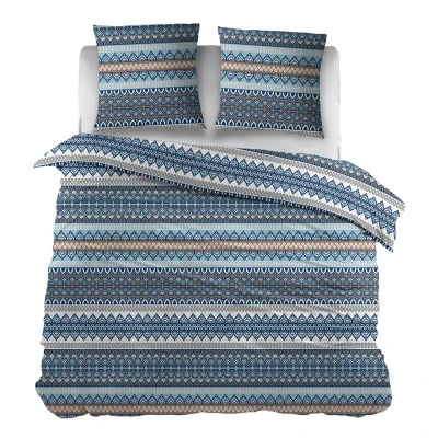 Afbeelding van Snoozing Concombre Dekbedovertrek Lits jumeaux 240x200/220 cm Blauw