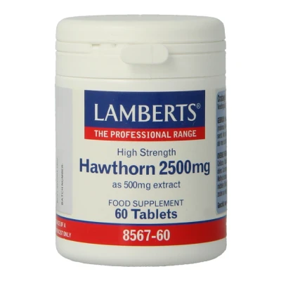 Afbeelding van Lamberts Crataegus 2500mg (hawthorn), 60 tabletten