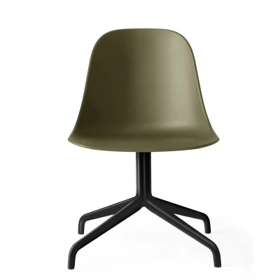 Afbeelding van Audo Copenhagen Harbour Side Swivel stoel zwart, Olive