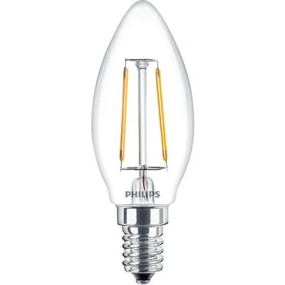 Afbeelding van Philips CLA E14 LED Kaarslamp 2 25W B35 827 Extra Warm Wit