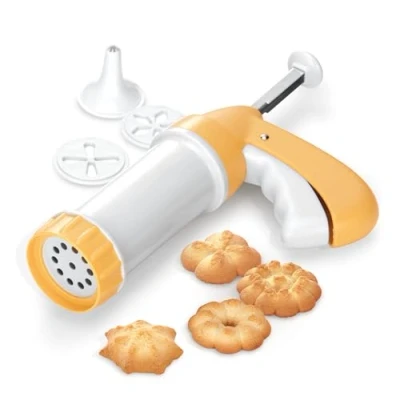 Afbeelding van Tescoma Bakpers, plastic, wit/geel, 16 x 6,7 22,4 cm
